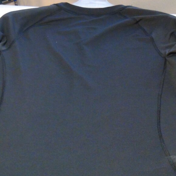 Goodfellow Mens Shirt Waffle Solid Long Sleeve Turtleneck Black XL - Picture 8 of 12